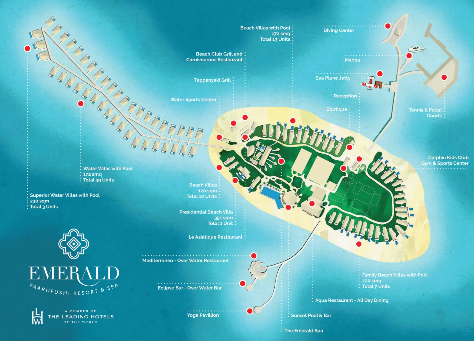 Inselkarte Emerald Faarufushi Resort & Spa