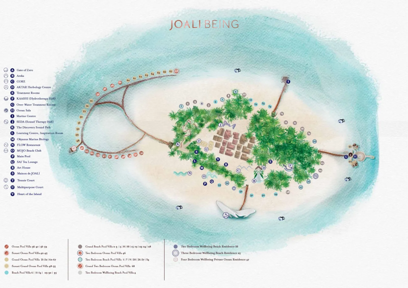 Inselkarte JOALI BEING