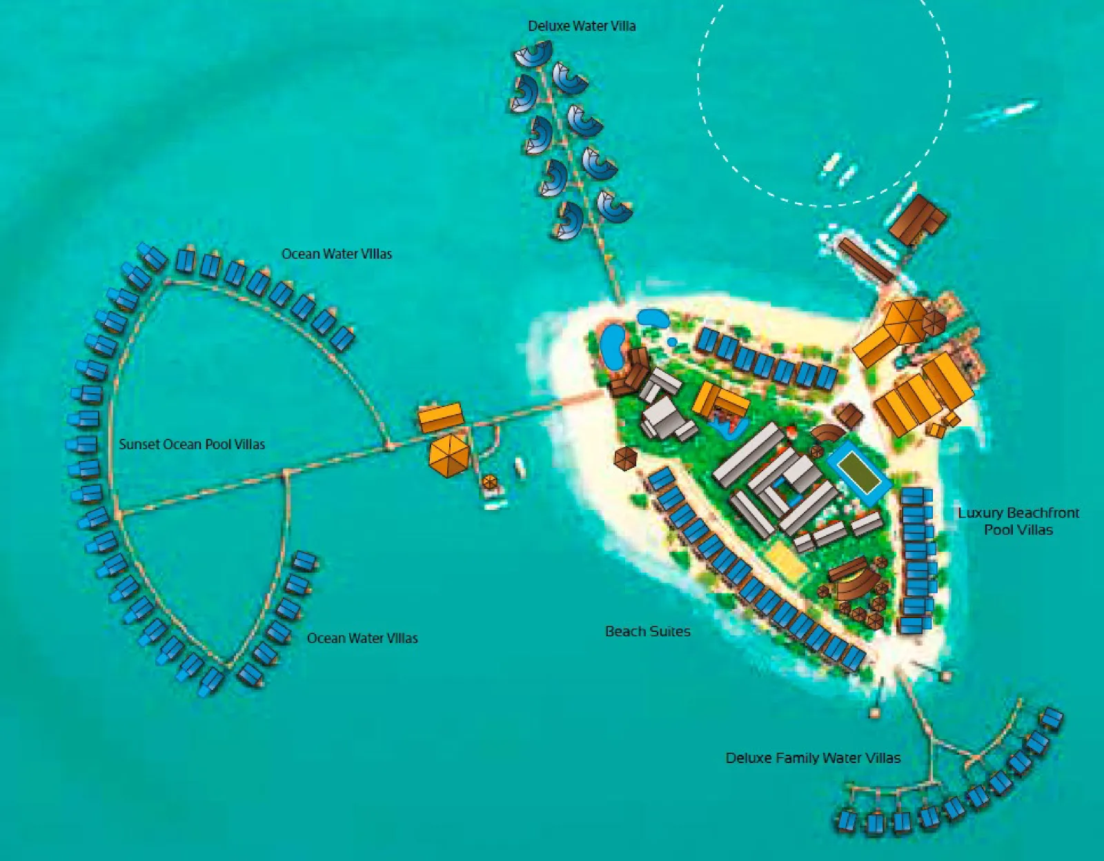 Inselkarte Machchafushi Island Resort & Spa Maldives