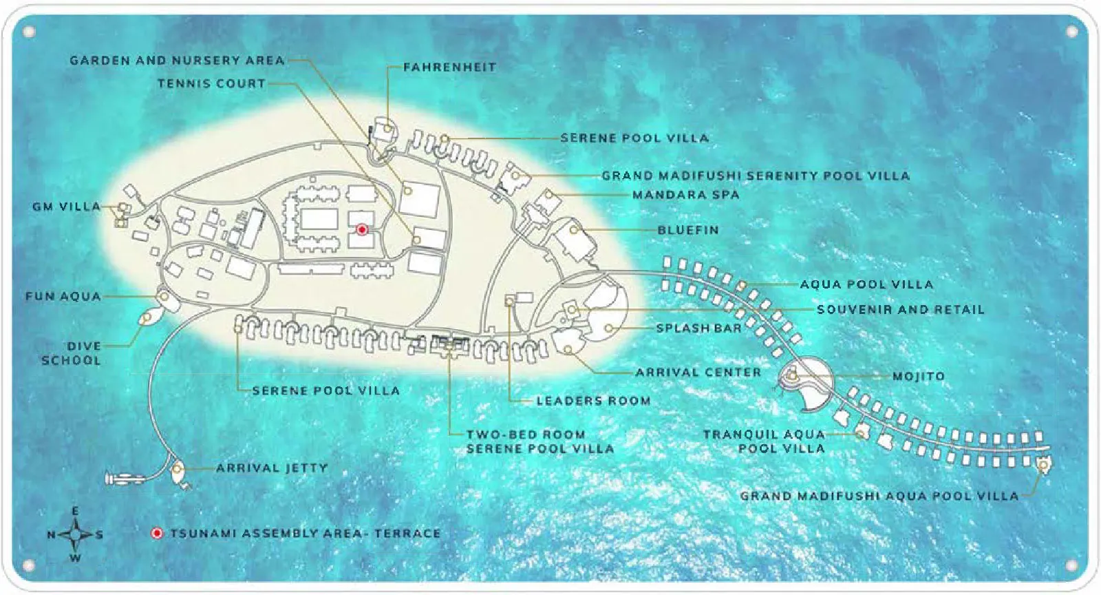 Inselkarte Madifushi Private Island