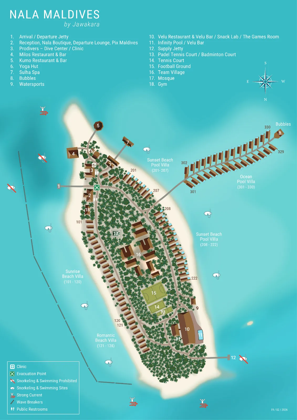 Inselkarte Nala Maldives by Jawakara