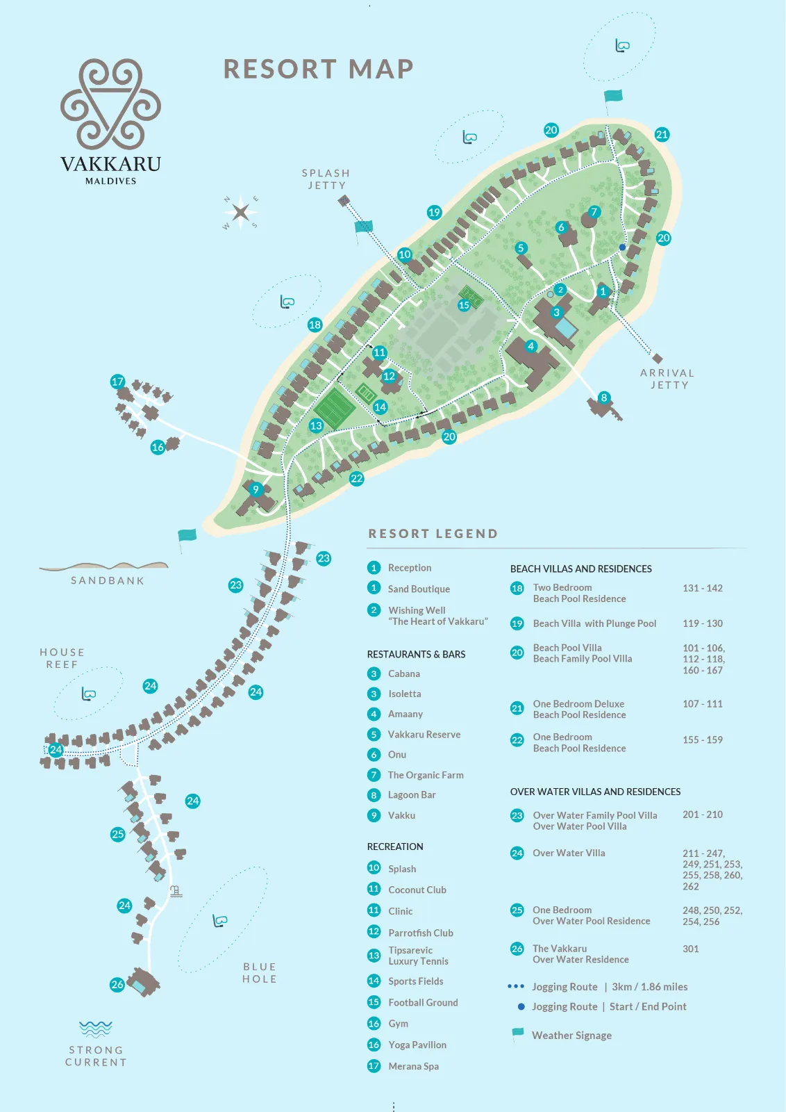 Inselkarte Vakkaru Maldives
